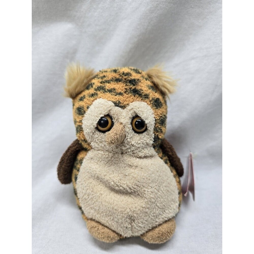 Russ Berrie Luv Pets Spotto #3056 Beanie Bag Plush Owl- With Tags
